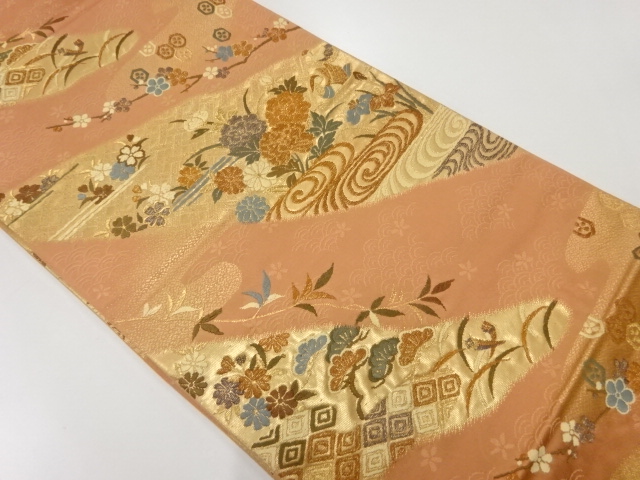 JAPANESE FUKURO OBI / WOVEN SPIRAL